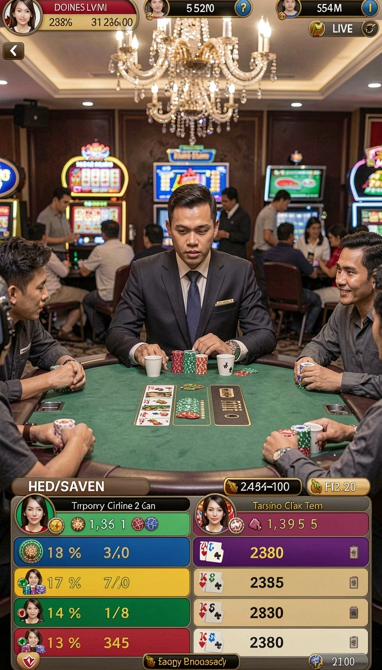 Tampilan antarmuka mawar500 di Android